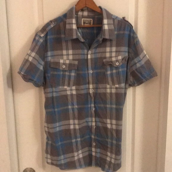 converse button down shirt
